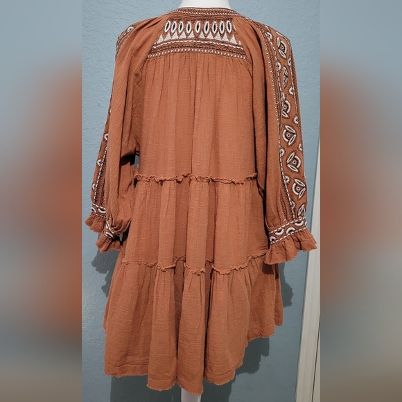 Free People Dreamweaver Embroidered Tunic - Picture 5 of 9